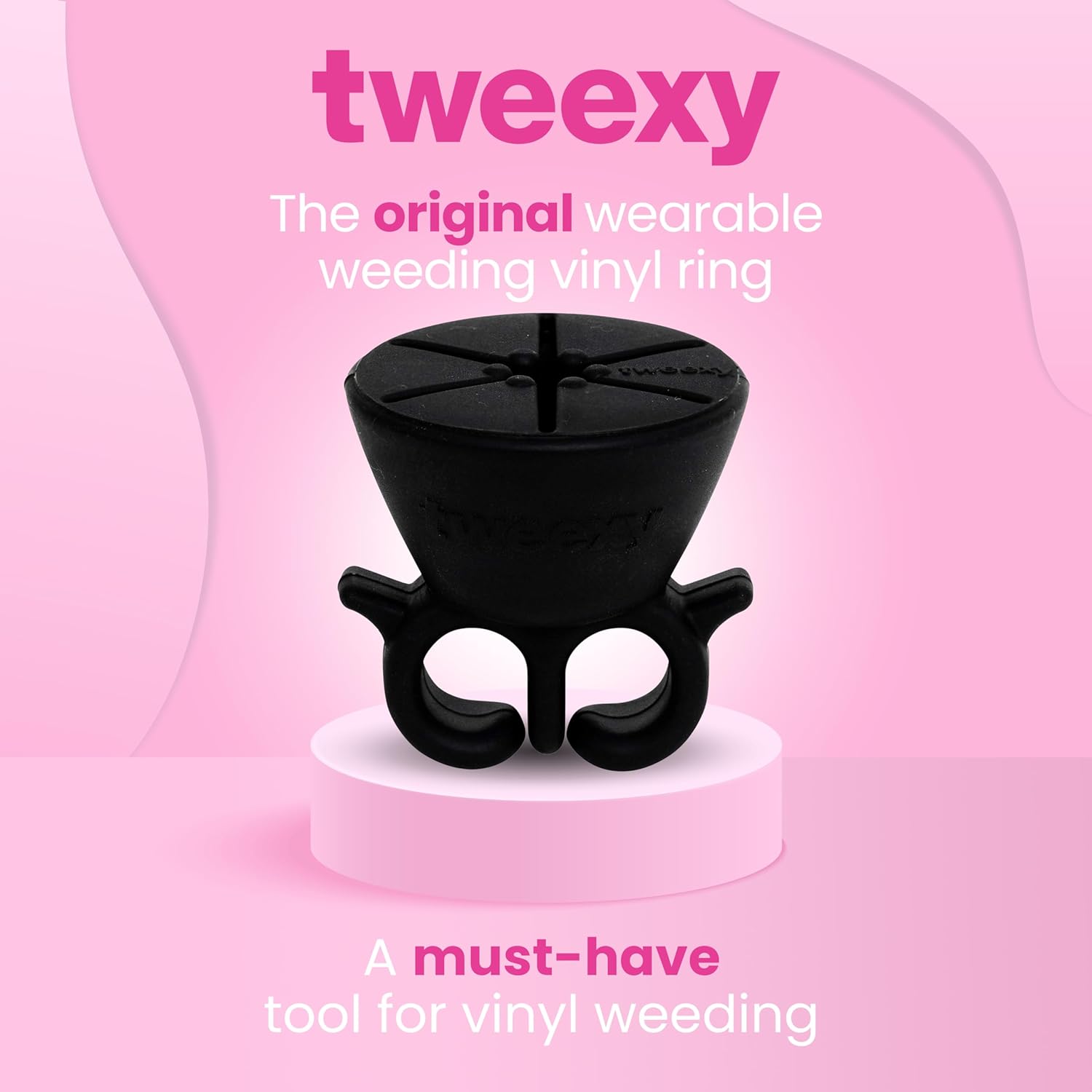 Tweexy Craft Vinyl Weeding Scrap Collector Ring