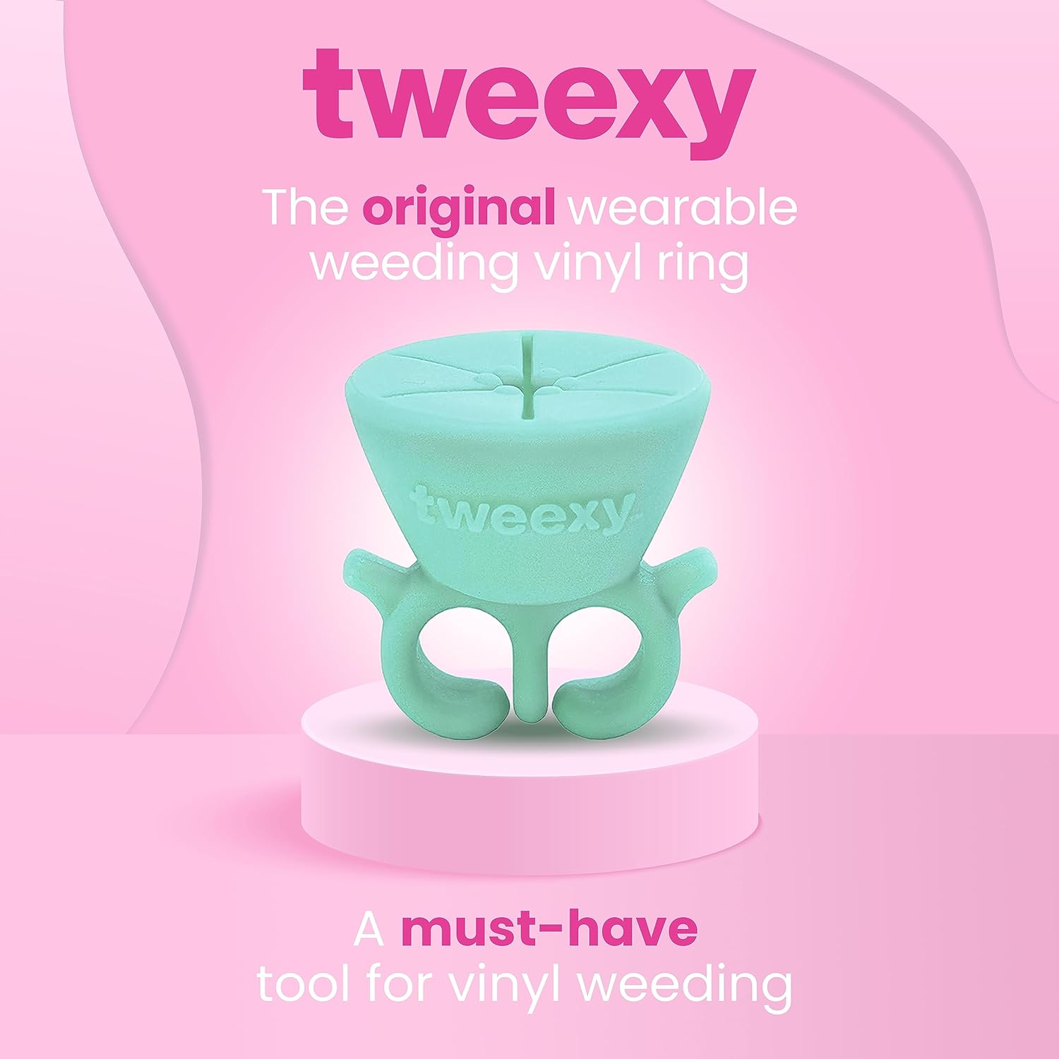 Tweexy Craft Vinyl Weeding Scrap Collector Ring