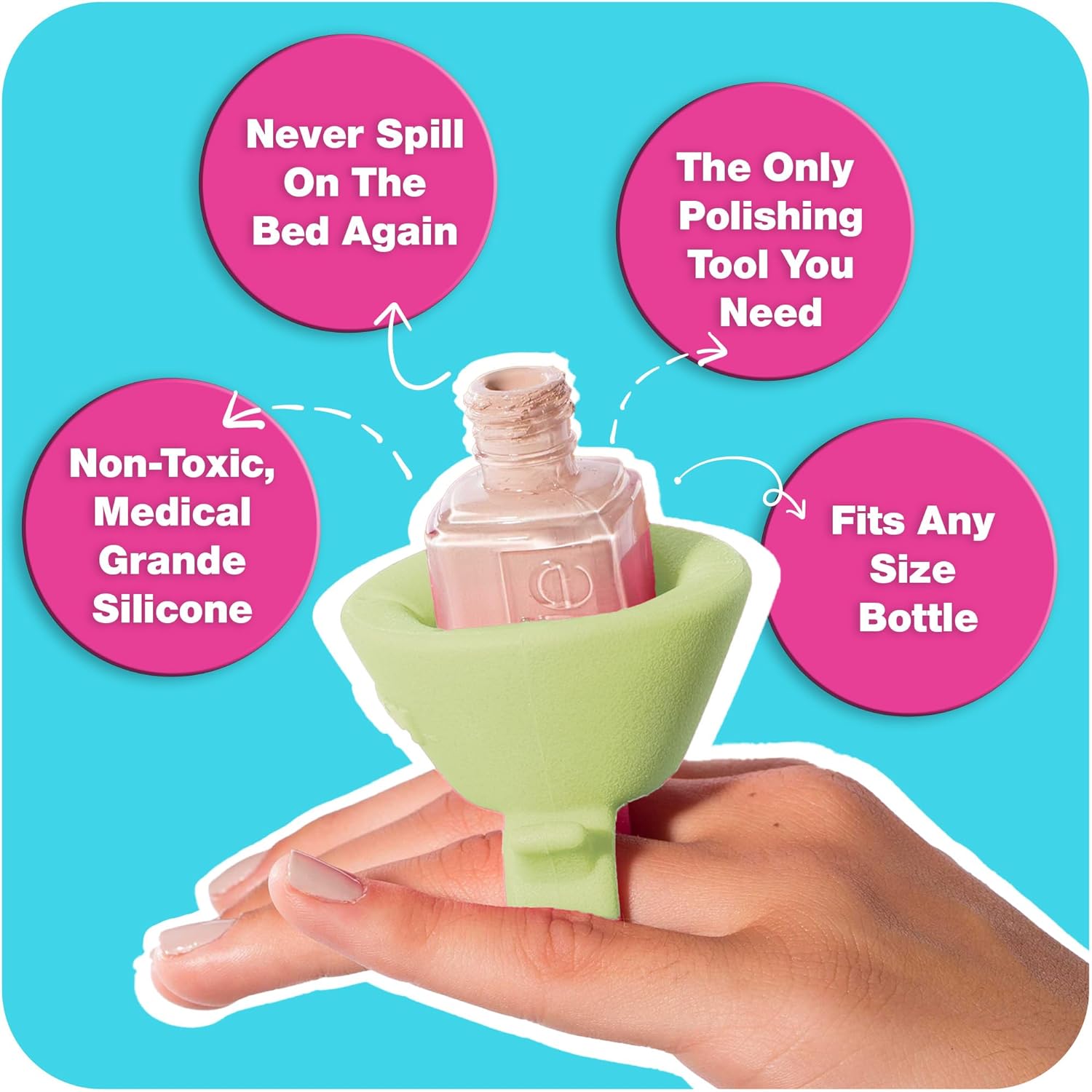 Tweexy Wearable Nail Polish Holder Ring