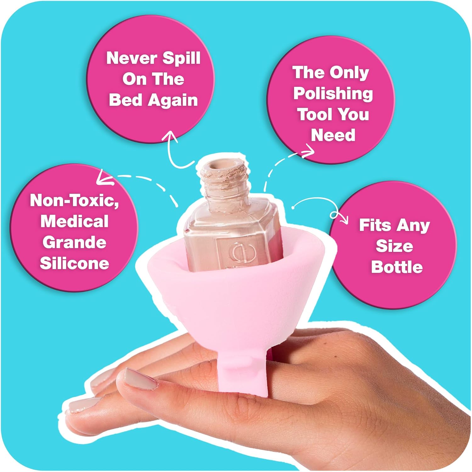 Tweexy Wearable Nail Polish Holder Ring