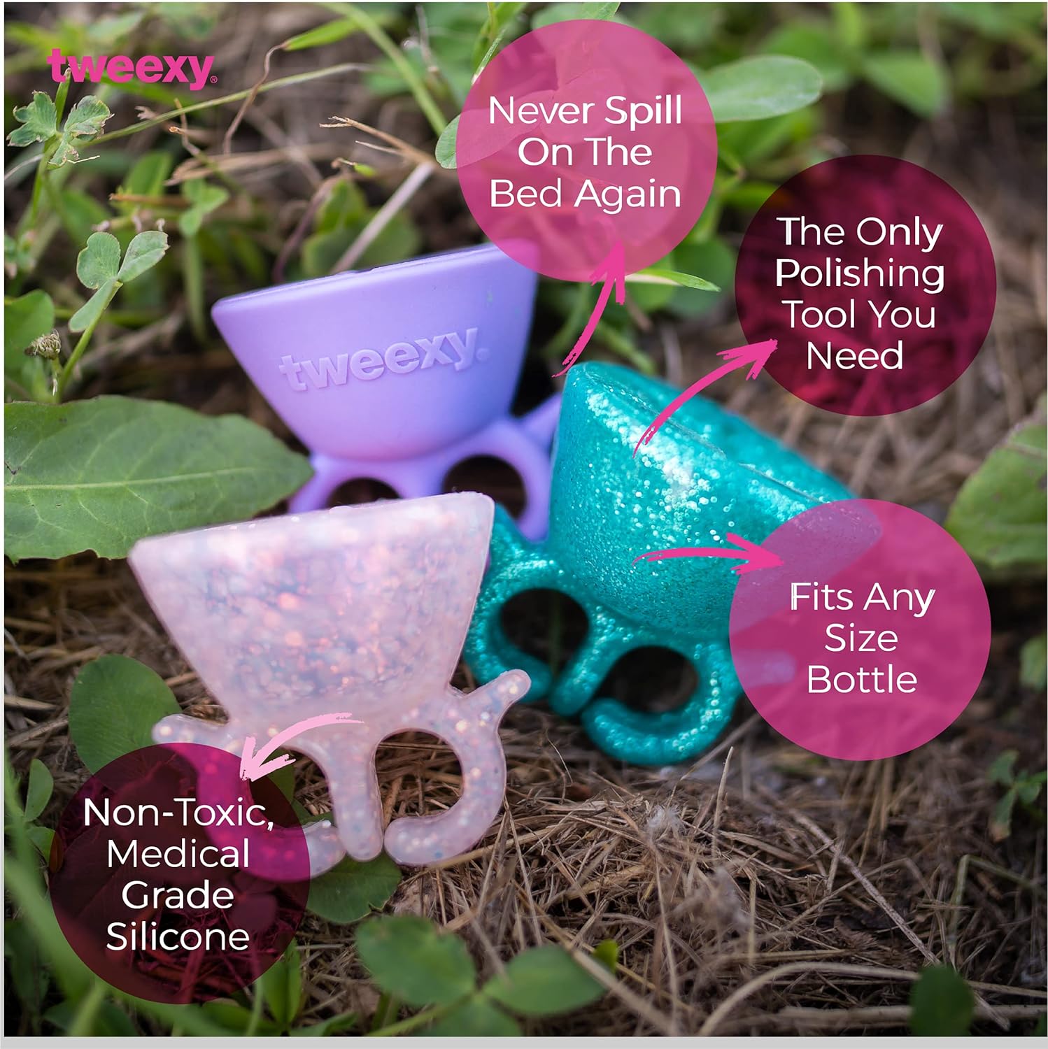 Tweexy Wearable Nail Polish Holder Ring