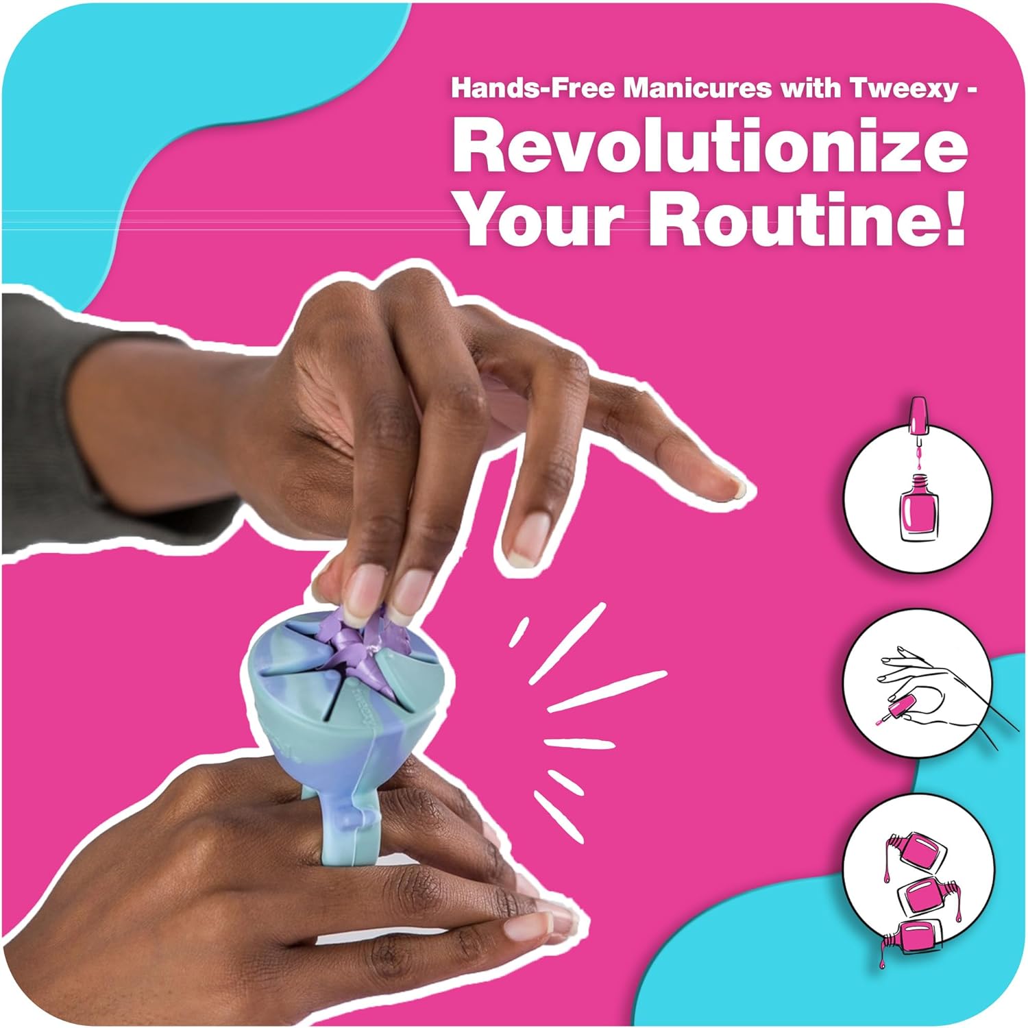 Tweexy Wearable Nail Polish Holder Ring