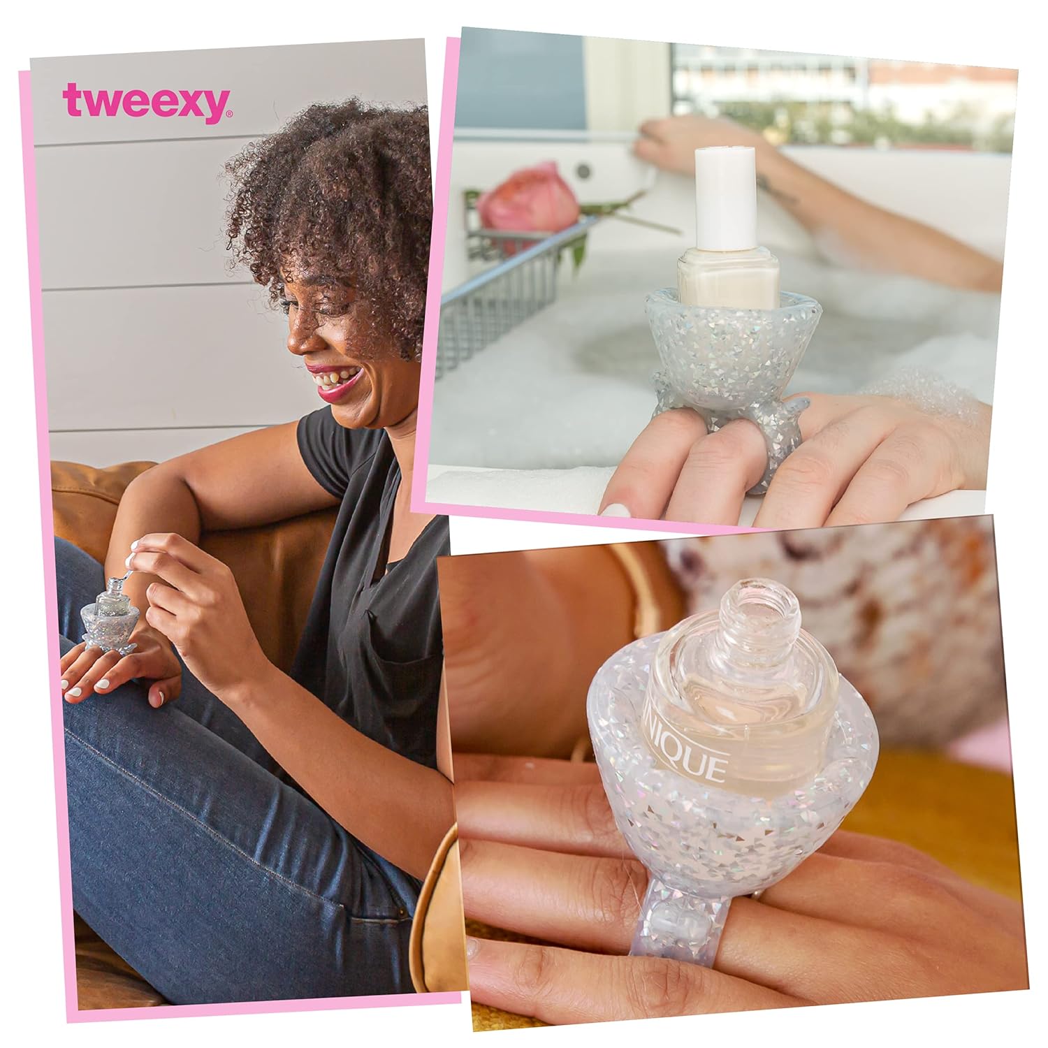 Tweexy Wearable Nail Polish Holder Ring