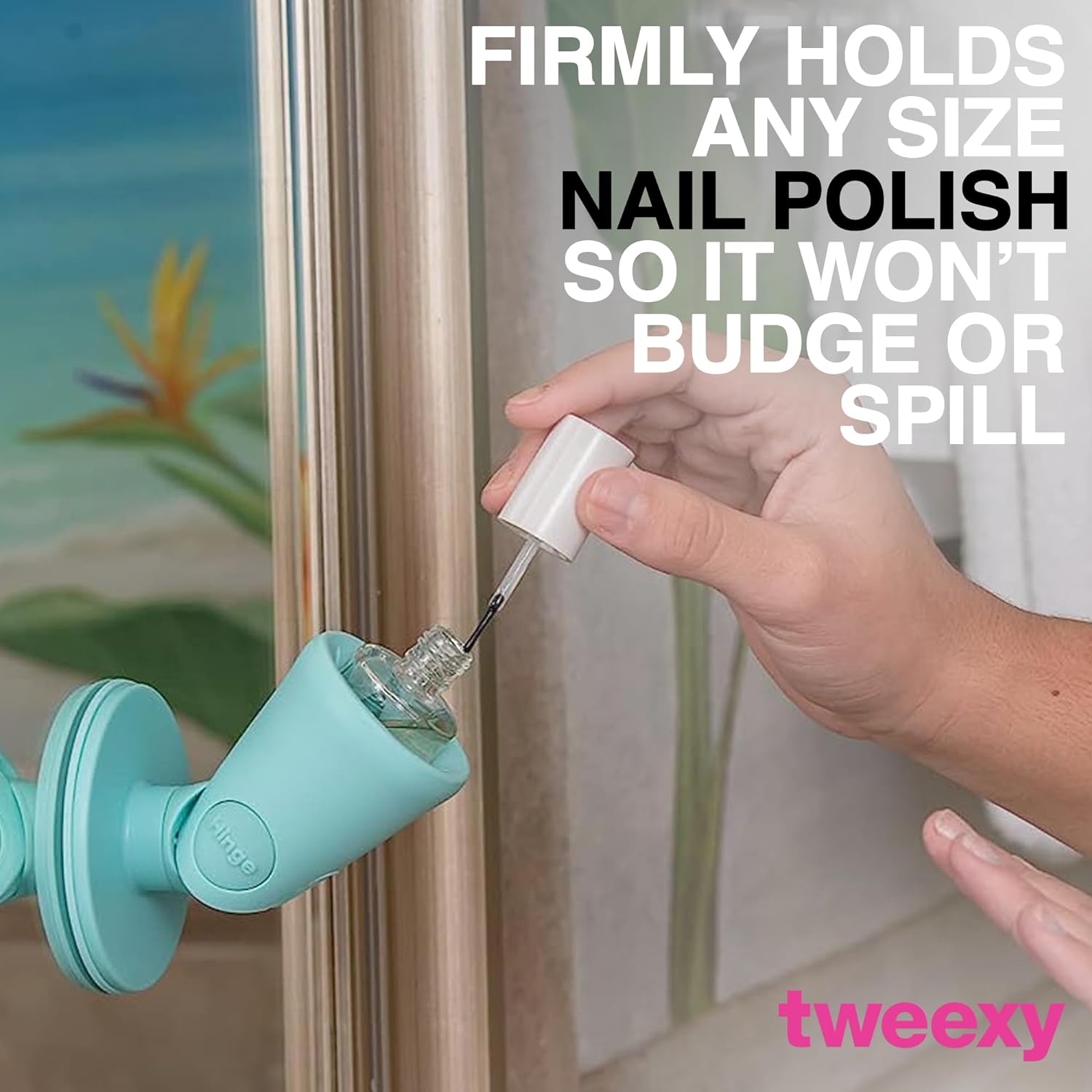 Tweexy Hinge Untippable Nail Polish Bottle Holder