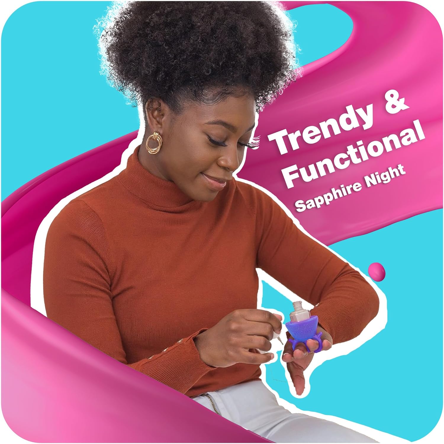 Tweexy Wearable Nail Polish Holder Ring