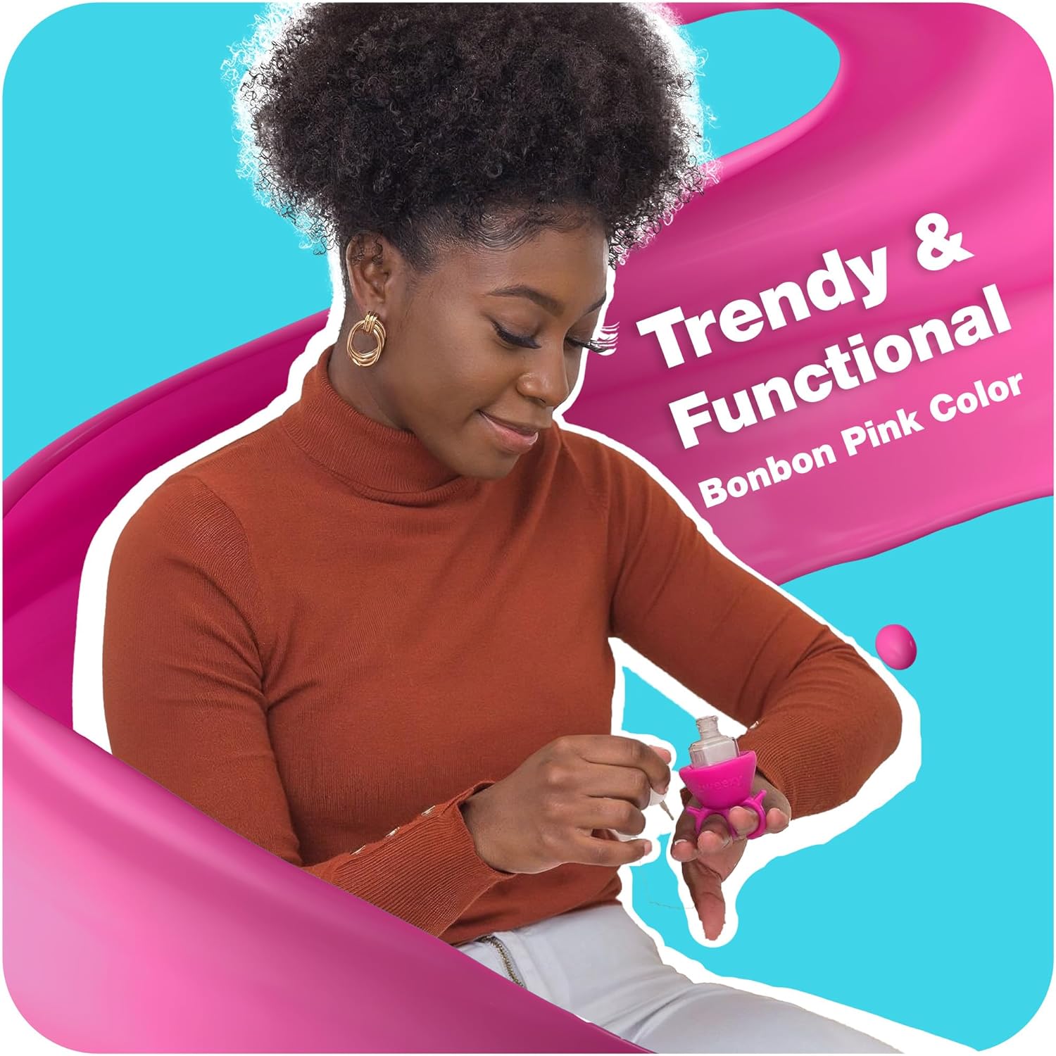 Tweexy Wearable Nail Polish Holder Ring