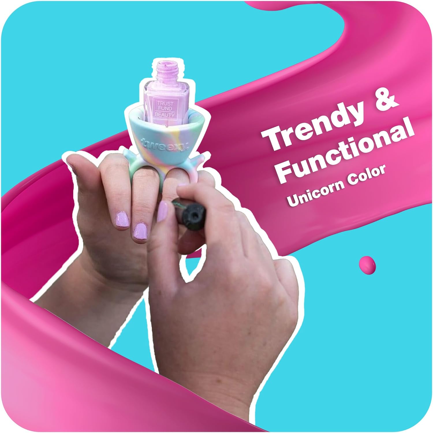 Tweexy Wearable Nail Polish Holder Ring