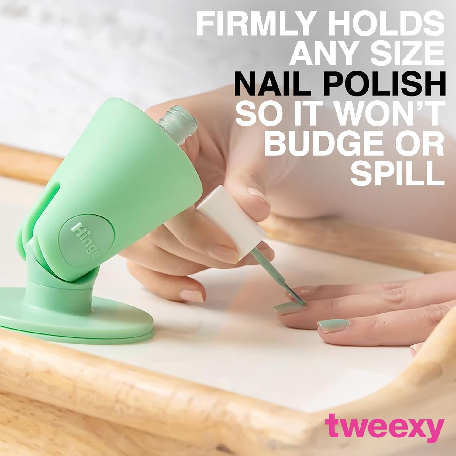 Tweexy Hinge Untippable Nail Polish Bottle Holder