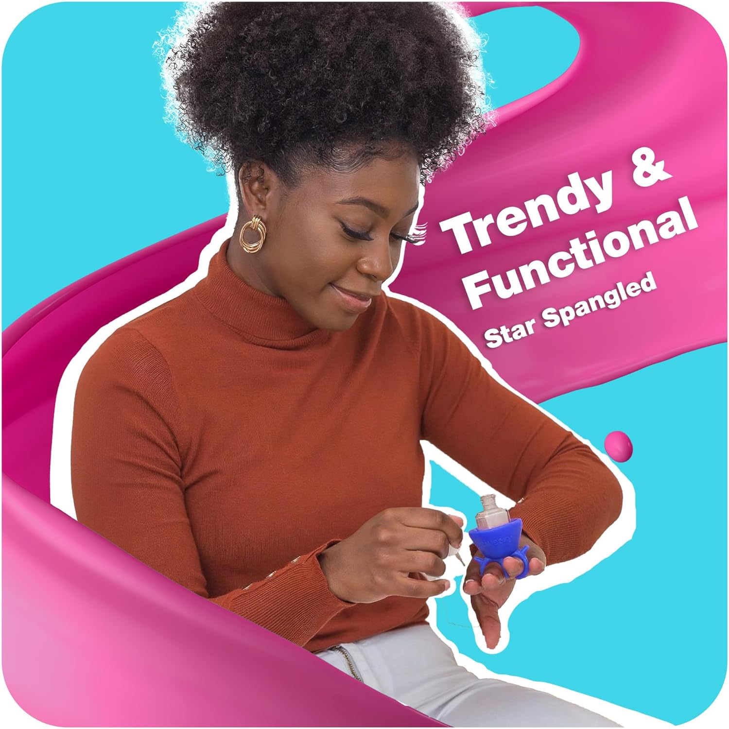 Tweexy Wearable Nail Polish Holder Ring