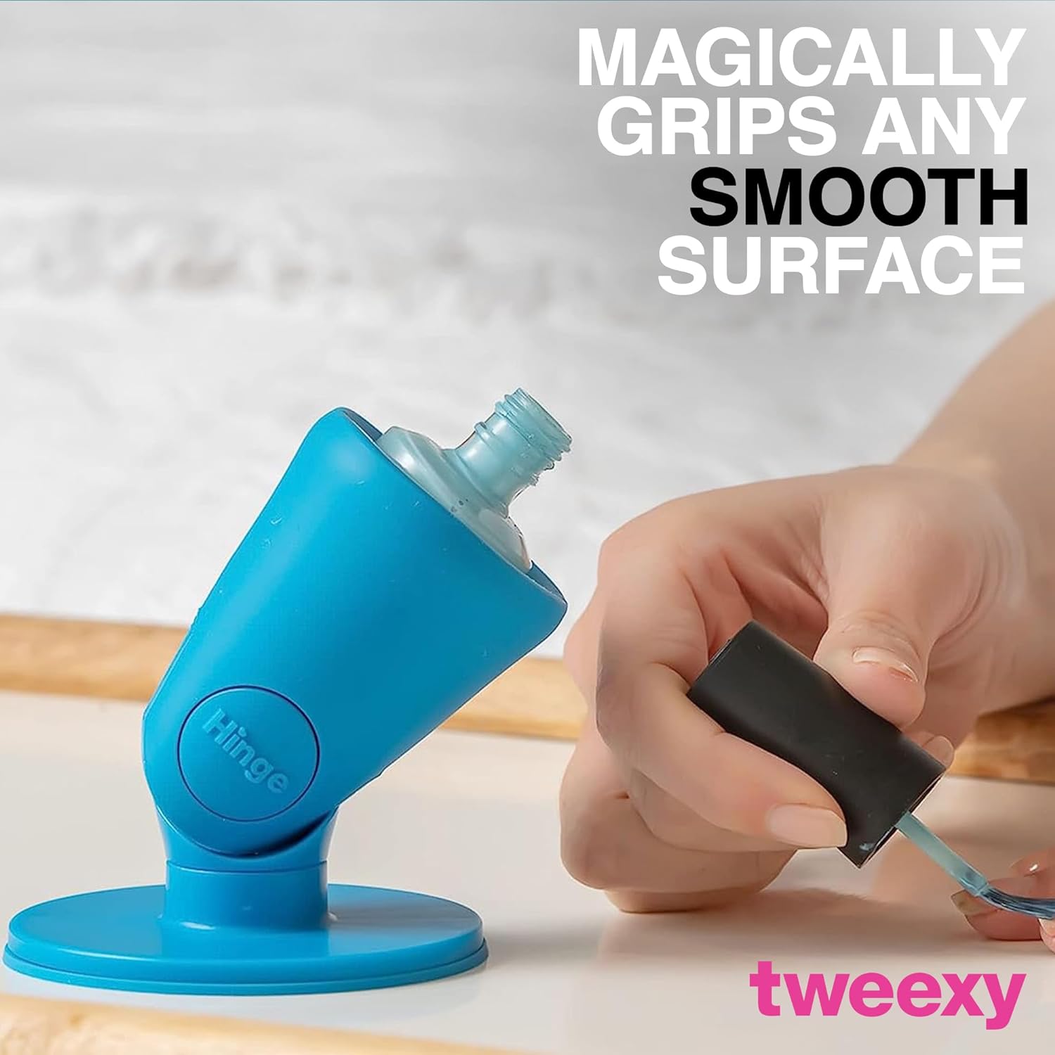 Tweexy Hinge Untippable Nail Polish Bottle Holder