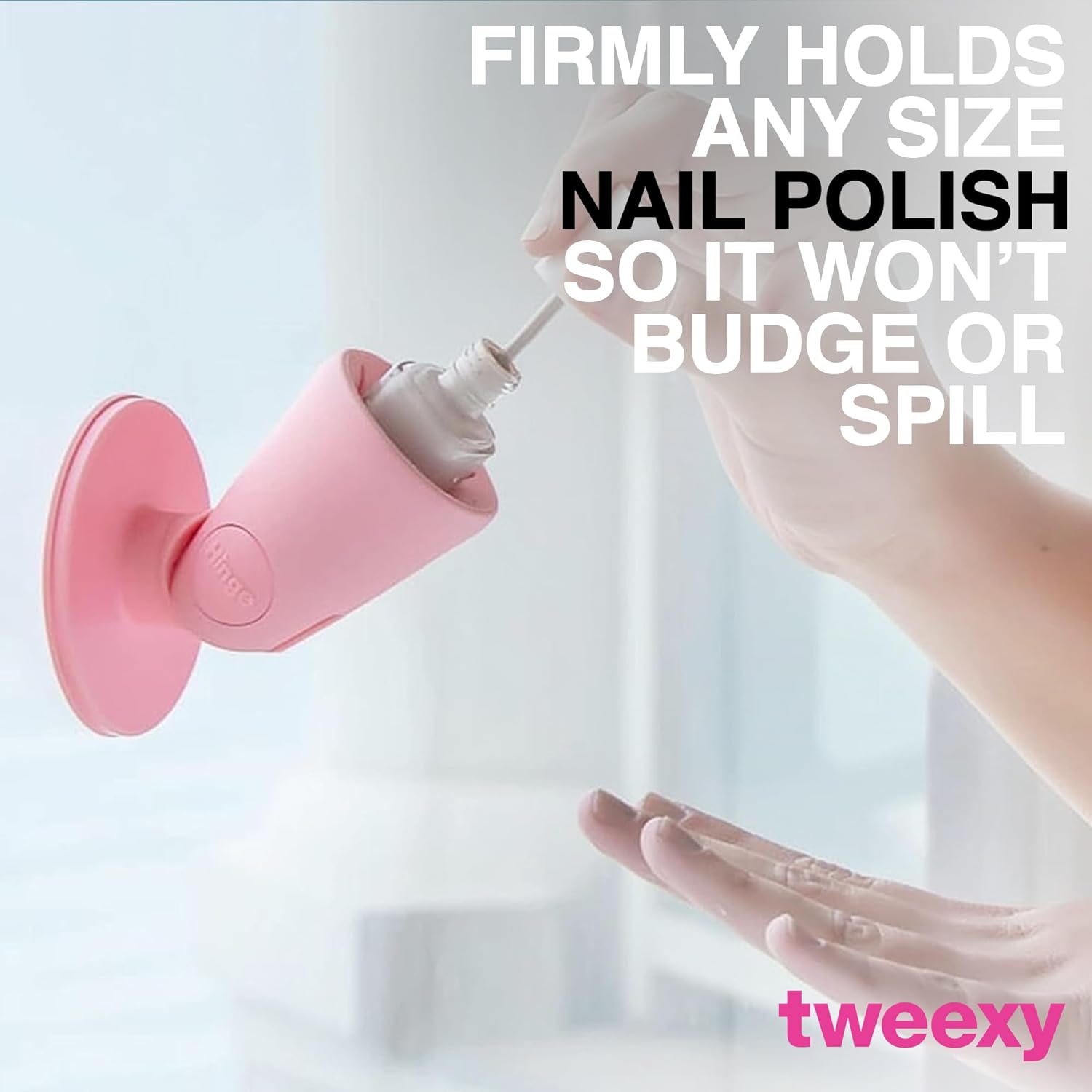 Tweexy Hinge Untippable Nail Polish Bottle Holder