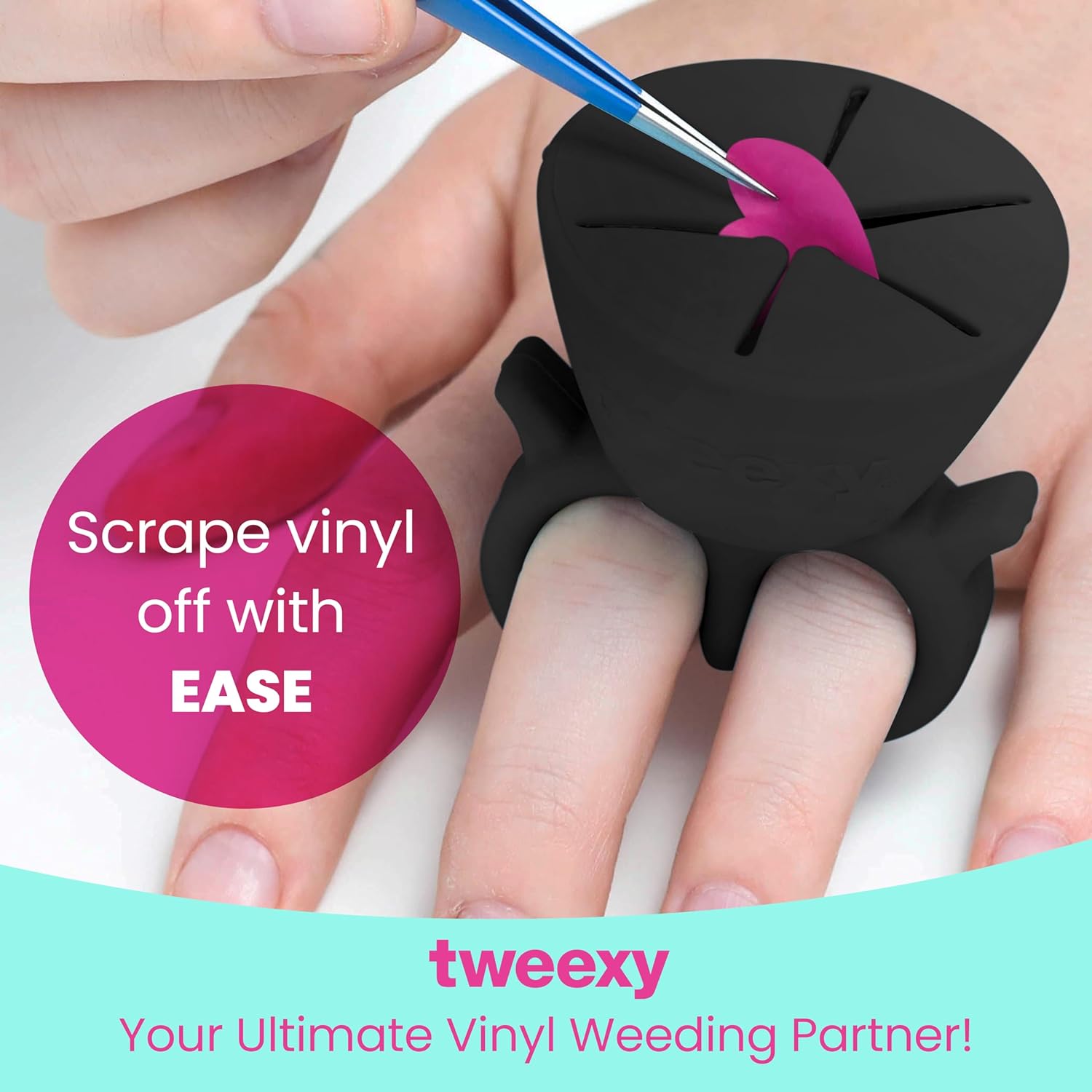 Tweexy Craft Vinyl Weeding Scrap Collector Ring