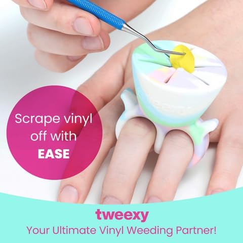 Tweexy Craft Vinyl Weeding Scrap Collector Ring