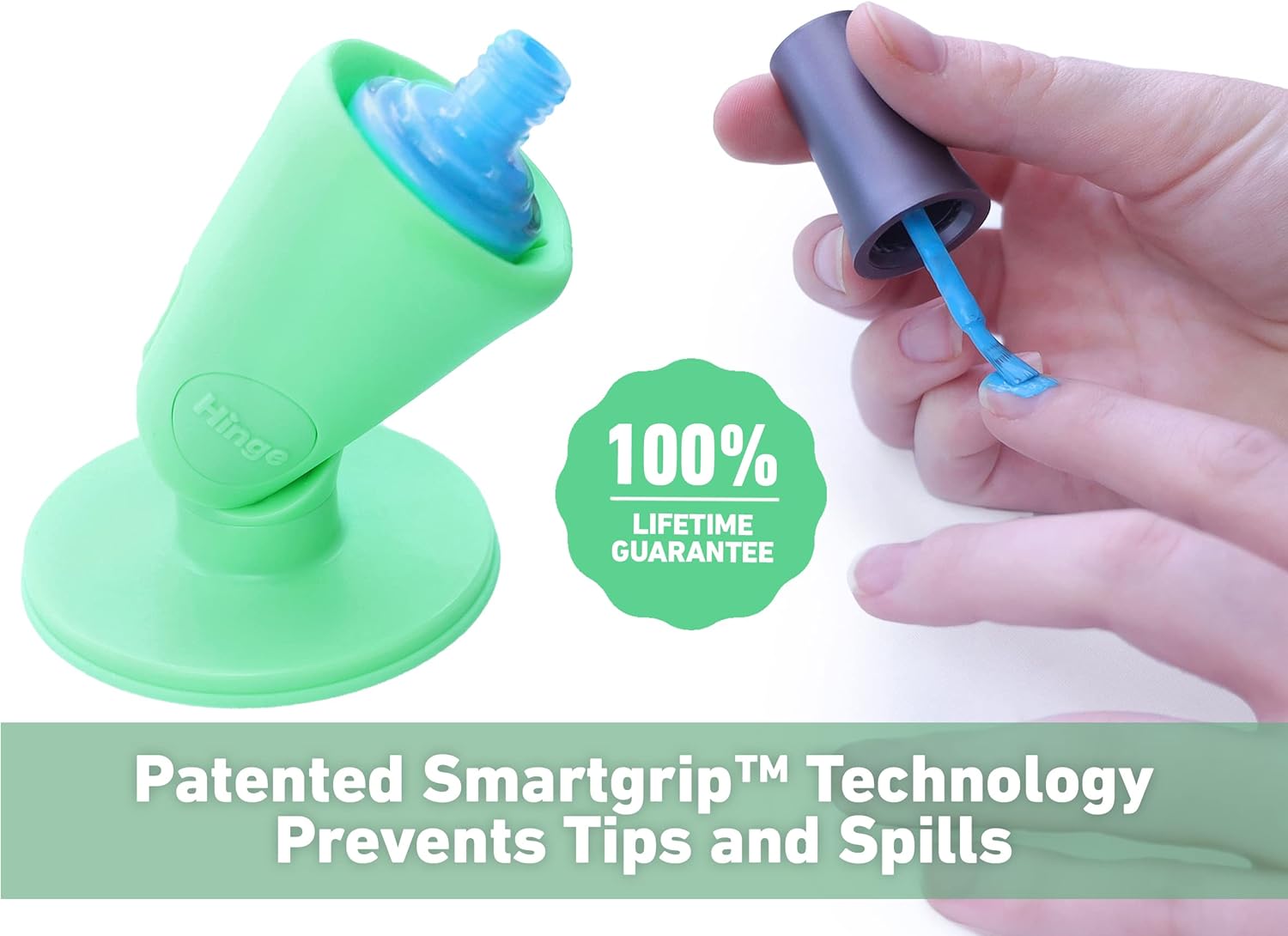 Tweexy Hinge Untippable Nail Polish Bottle Holder